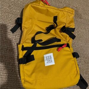 Topo designs backpack yellow
